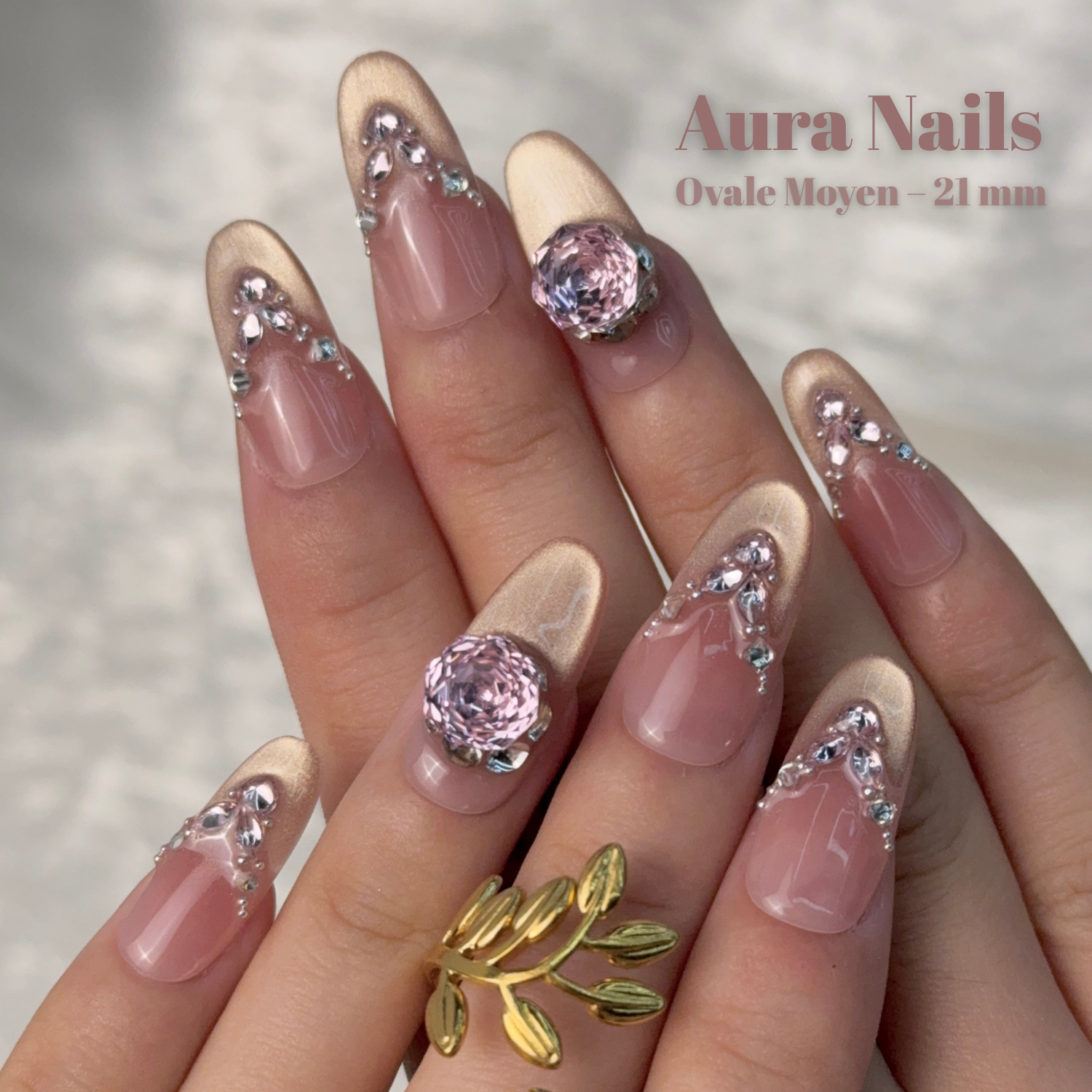 Diamant rose scintillant N°249