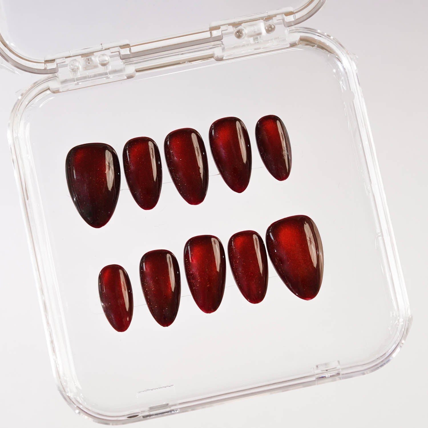 30-Burgundy Cat's Eye