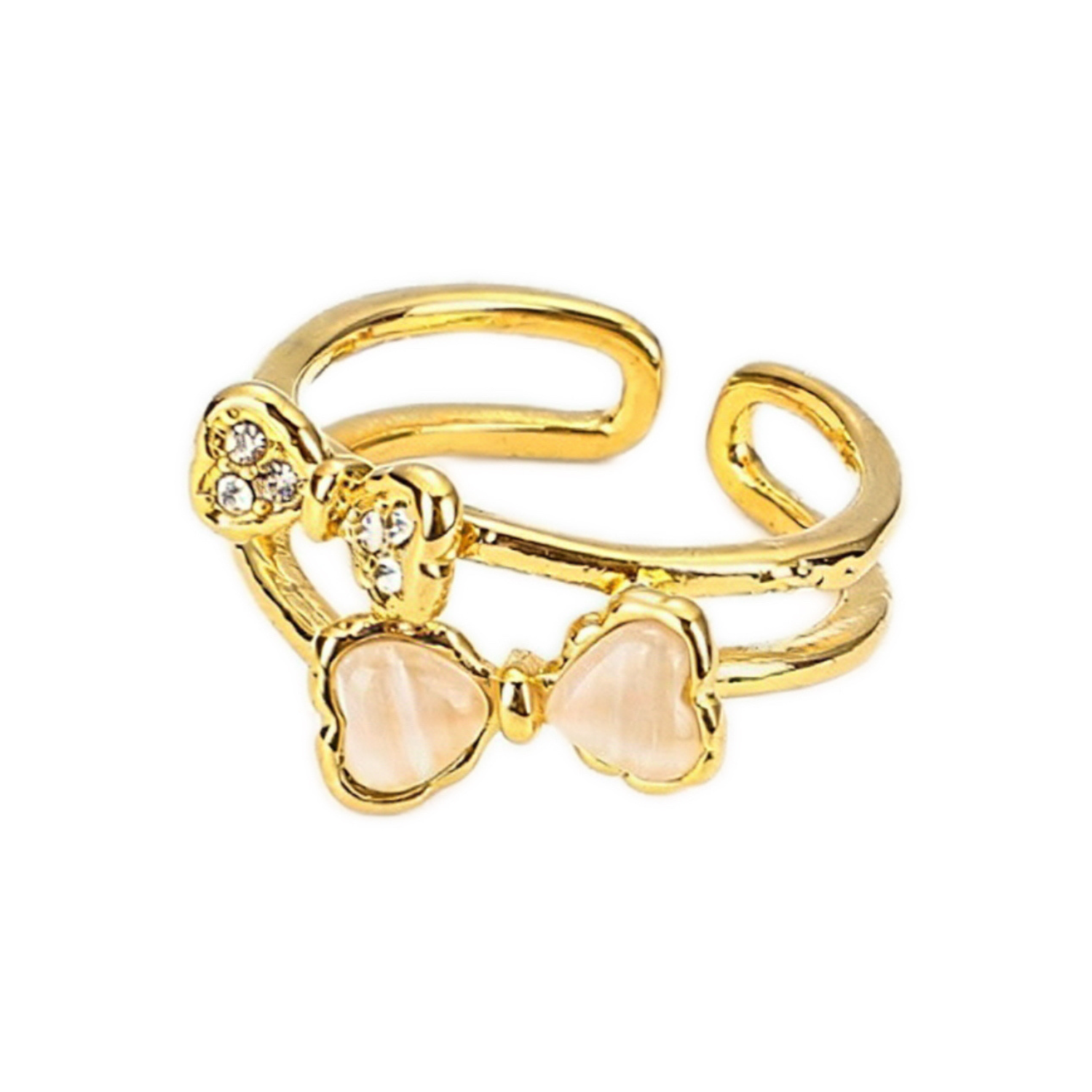 Golden Bowknot-Bijoux