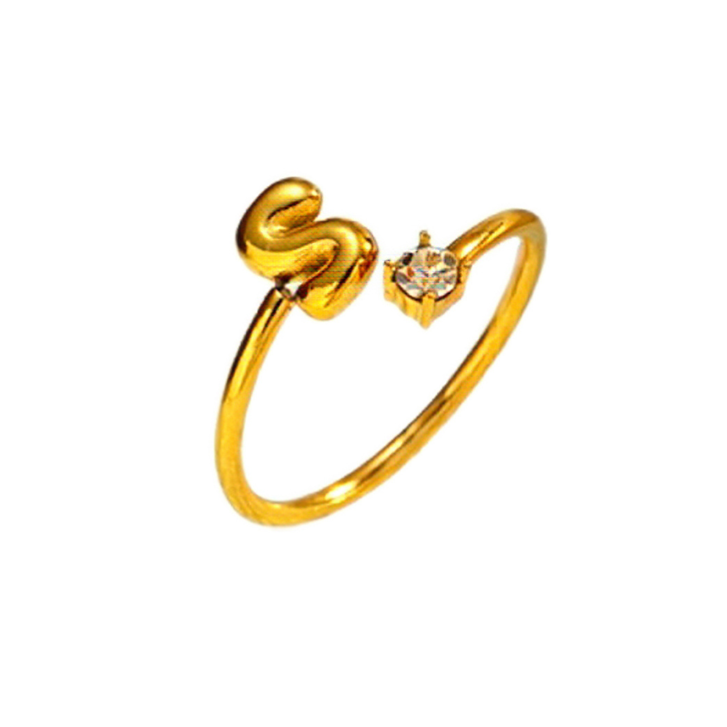 Letter S Ring-Bijoux