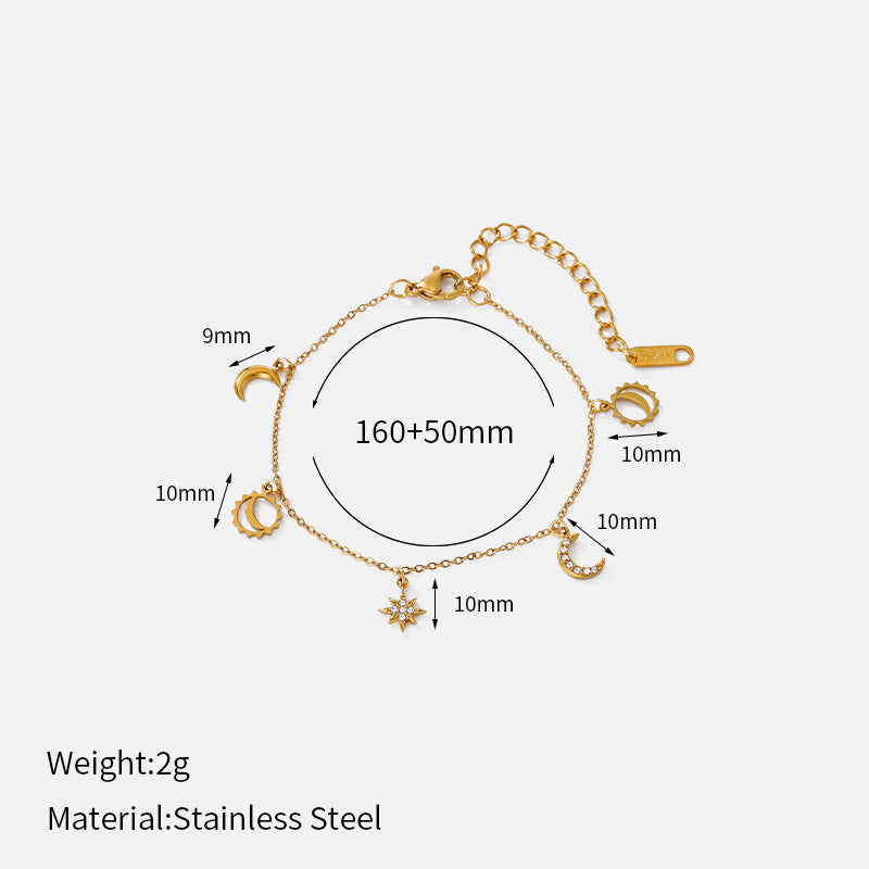 Bracelet Étoile Lune