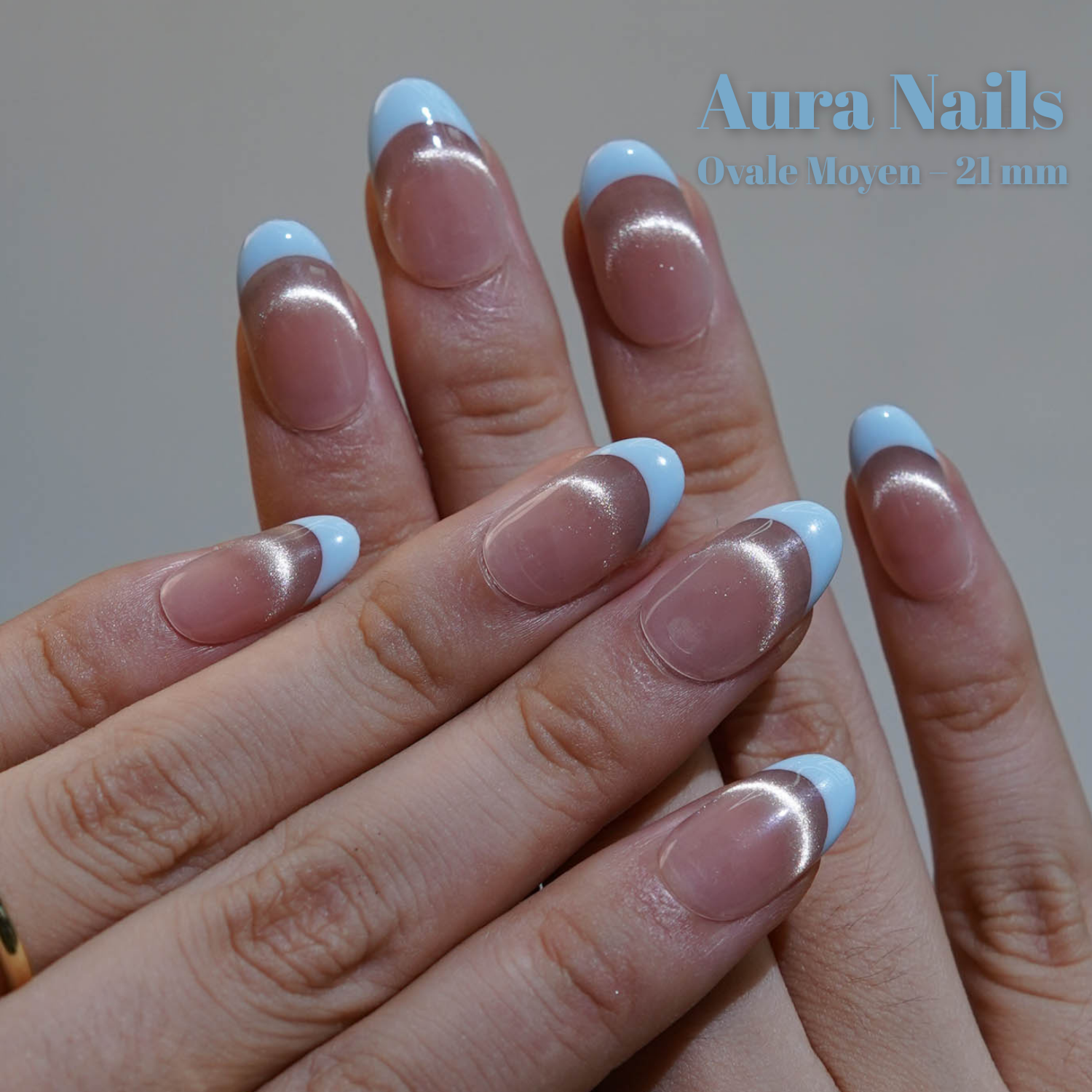 Blue Oval Charm- N°21