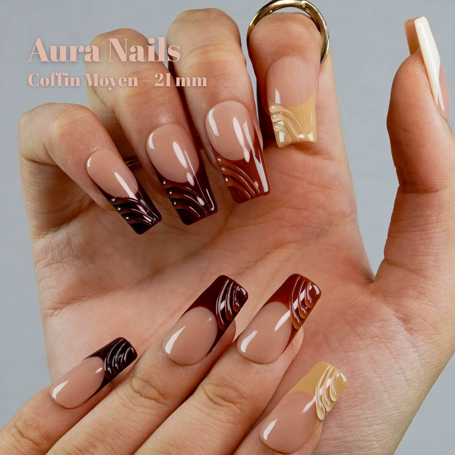 Fading Brown Waves- N°42