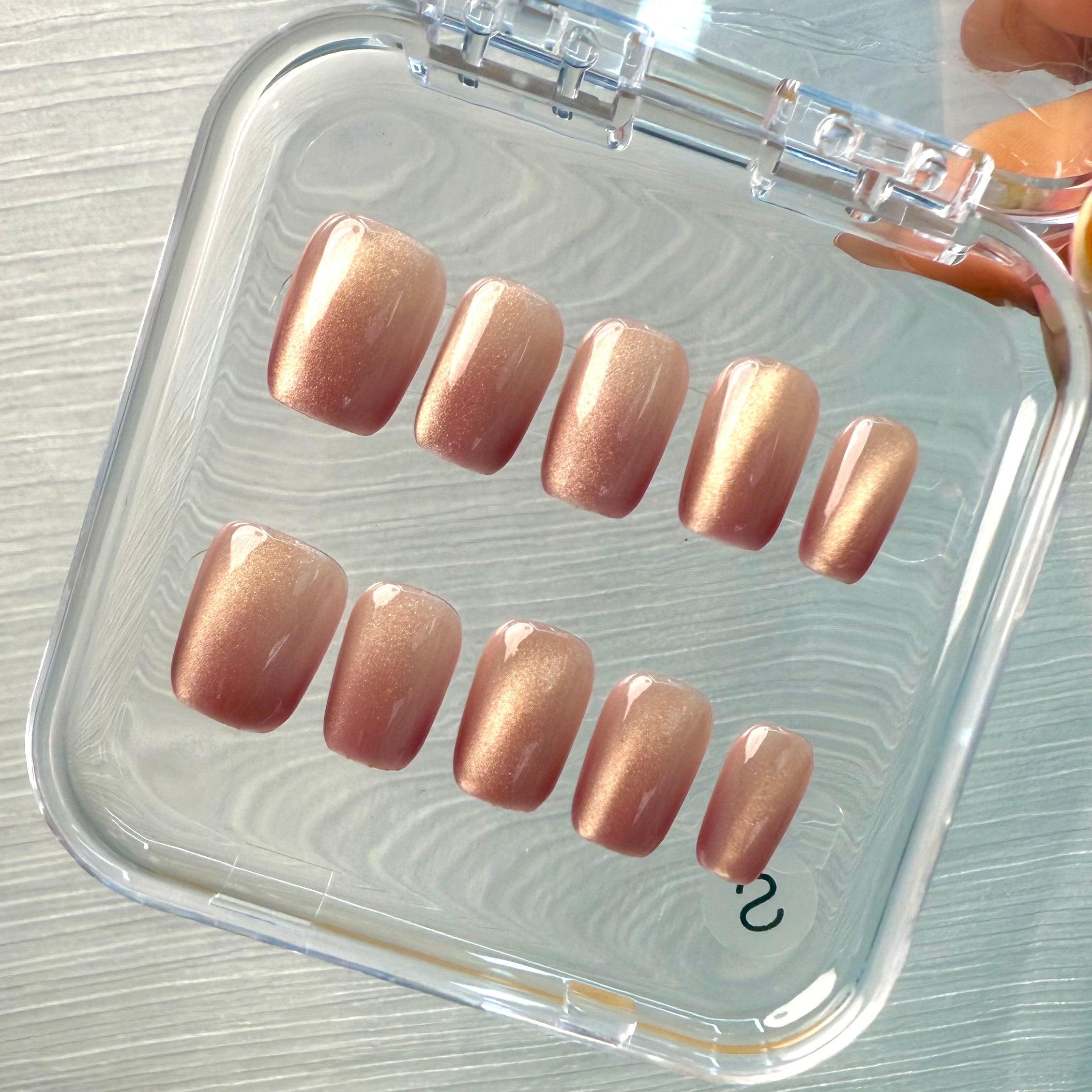 Pink Cat-eye Squares