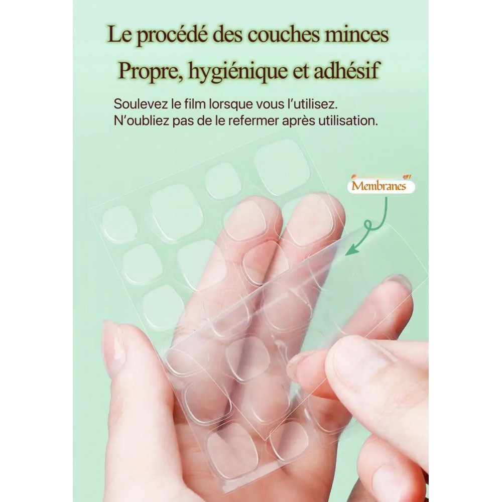 Gel pad UV Autocollants adhésifs (8 feuille)