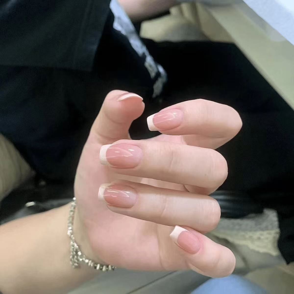 Pink-White French