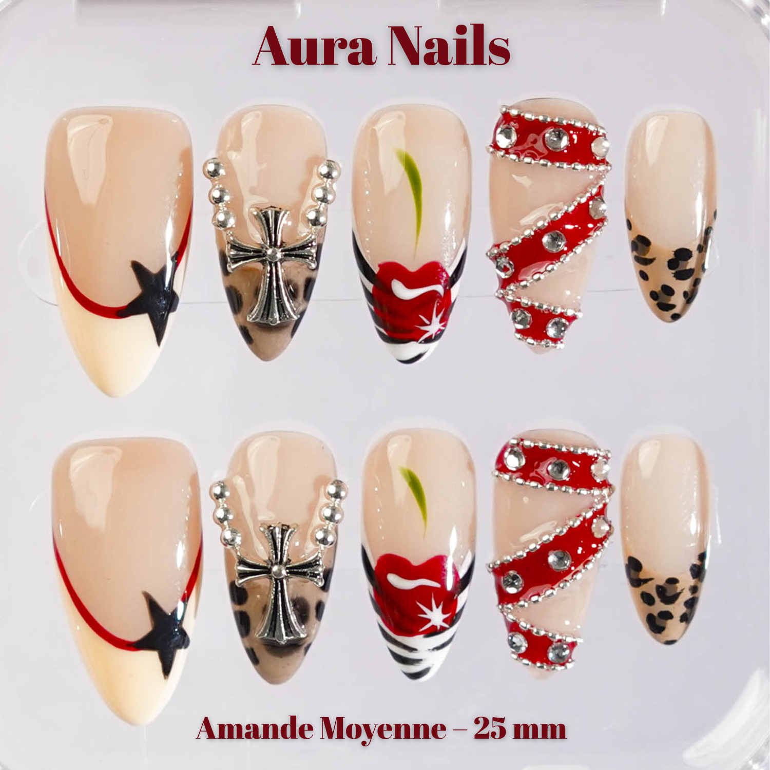 Xmas Leopard Cross- N°120