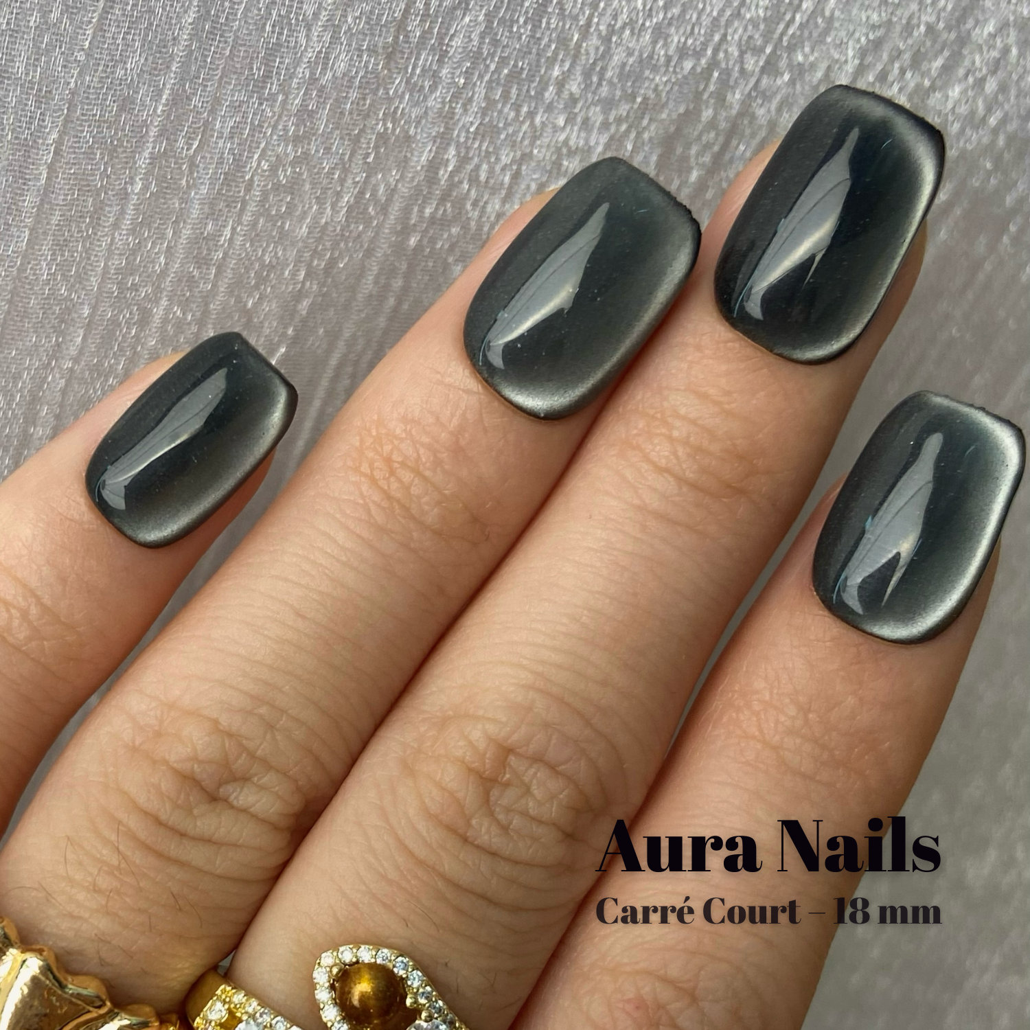 Silver Gray Cat Eye - N°138
