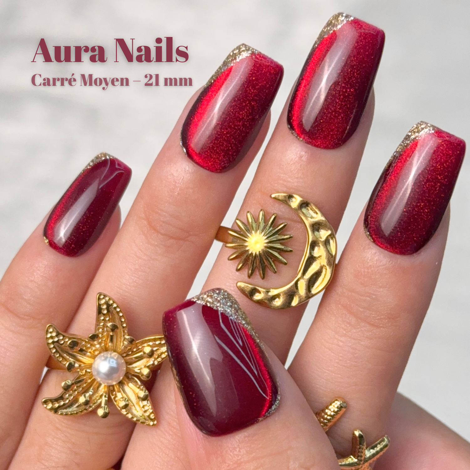 Burgundy Cat Eye - N°261