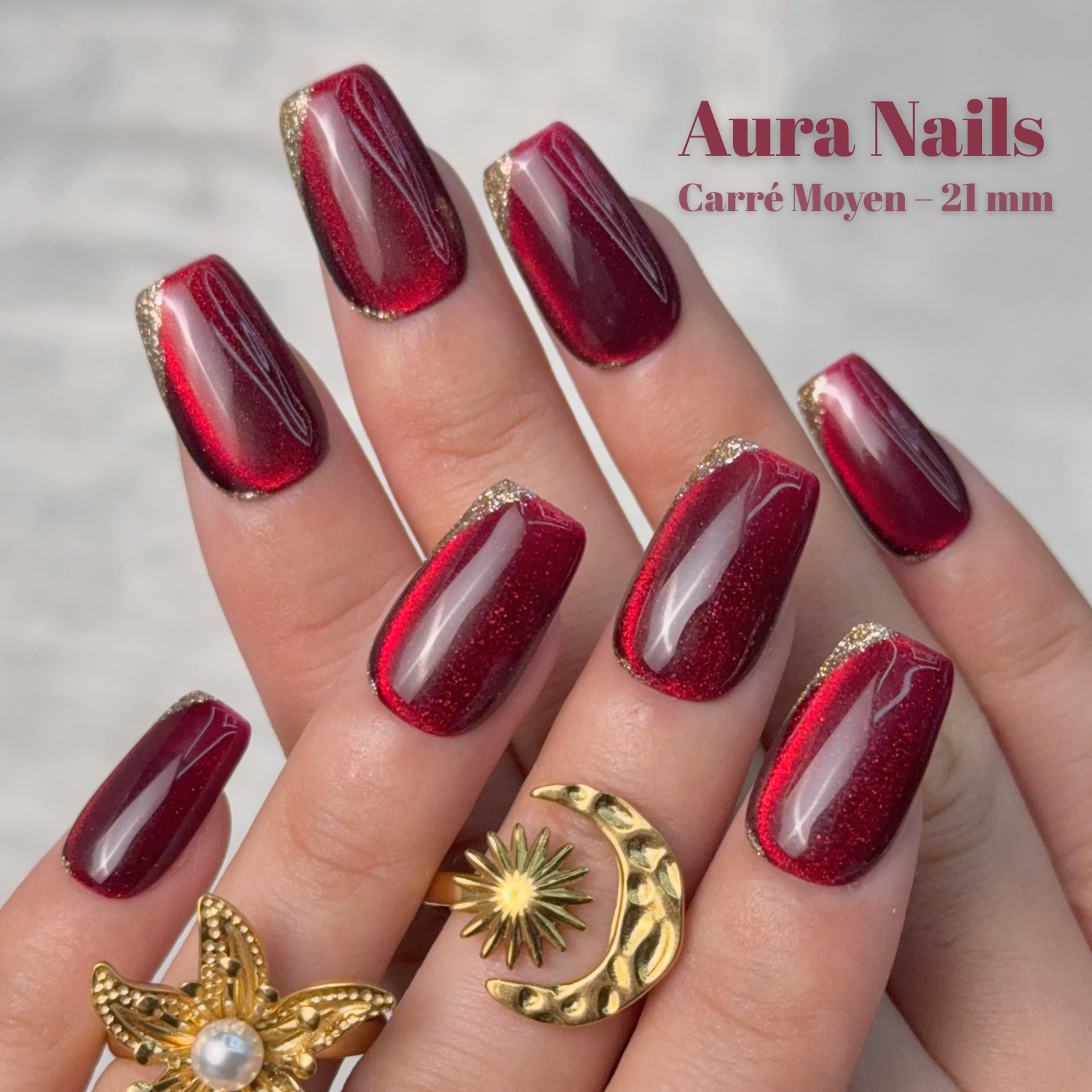 Burgundy Cat Eye - N°261