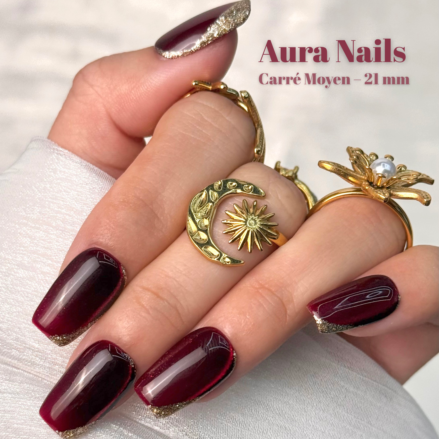 Burgundy Cat Eye - N°261