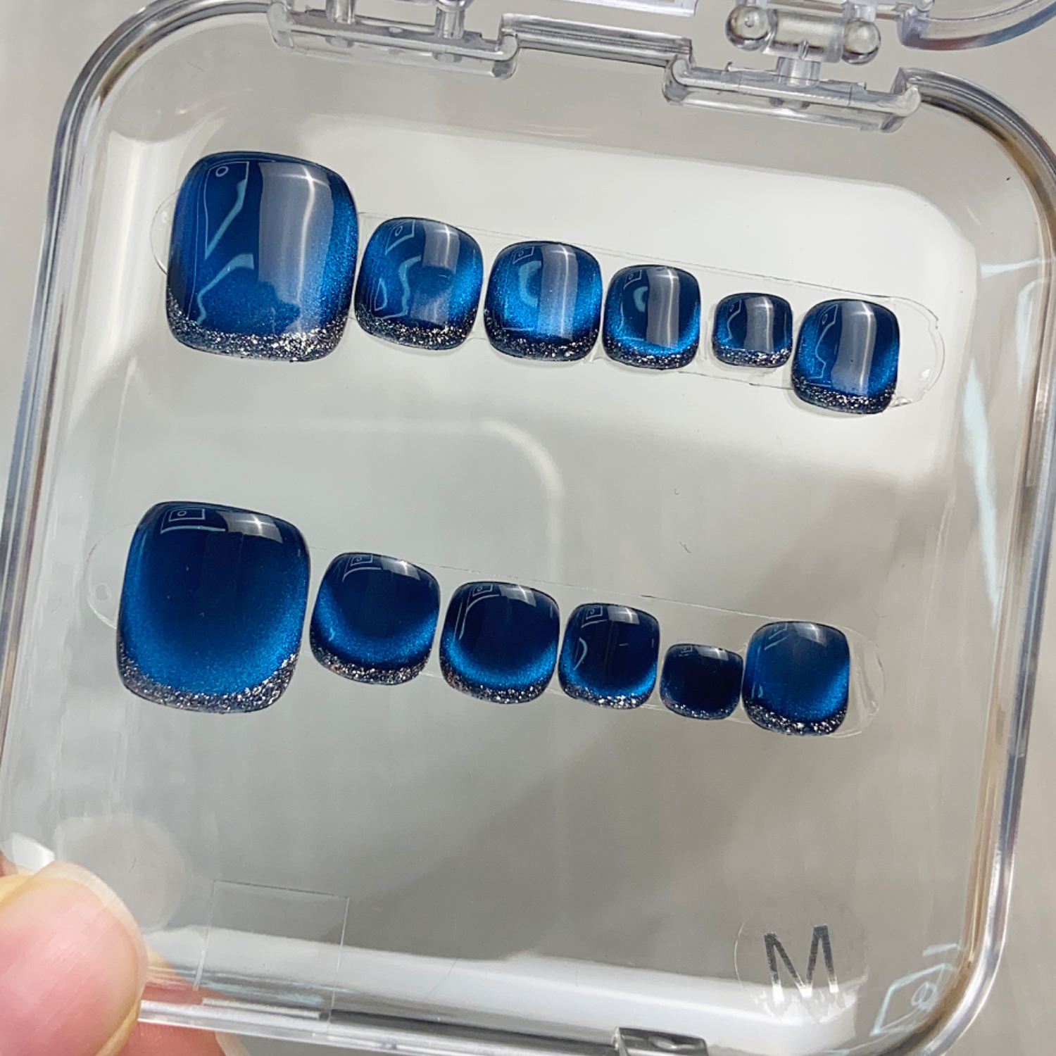 Nuit Saphir N°310 - Ongles d'orteils