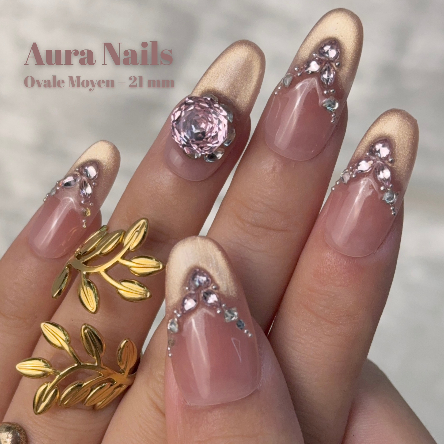 Diamant rose scintillant N°249