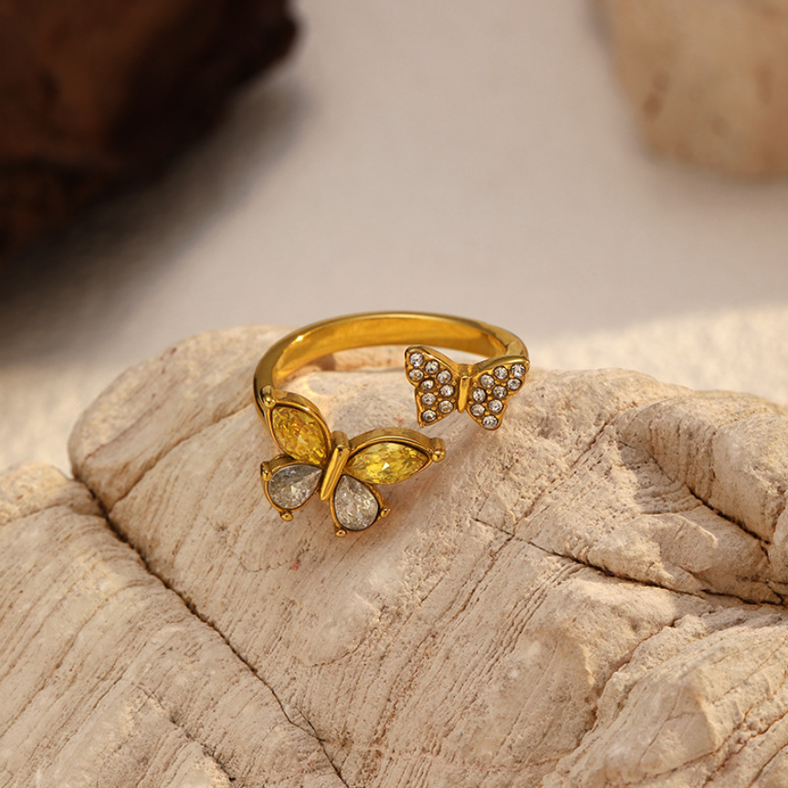 Bijoux Papillon Cristal