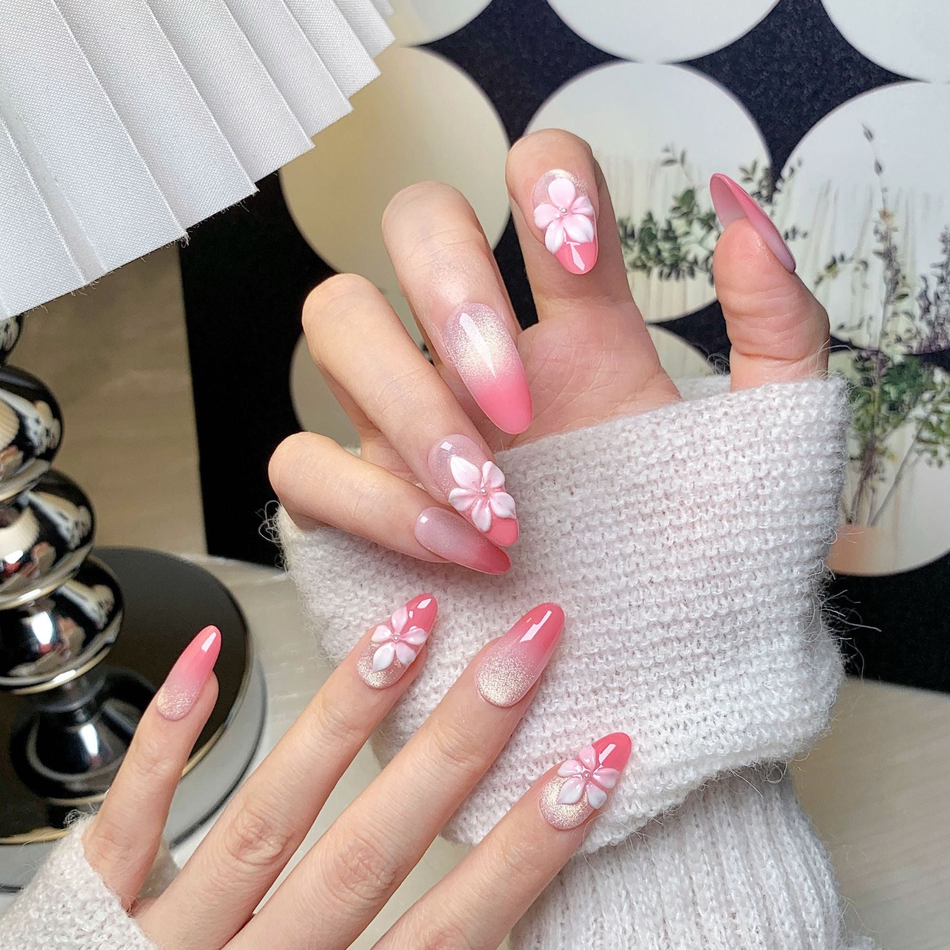 Pink Flower Gradient