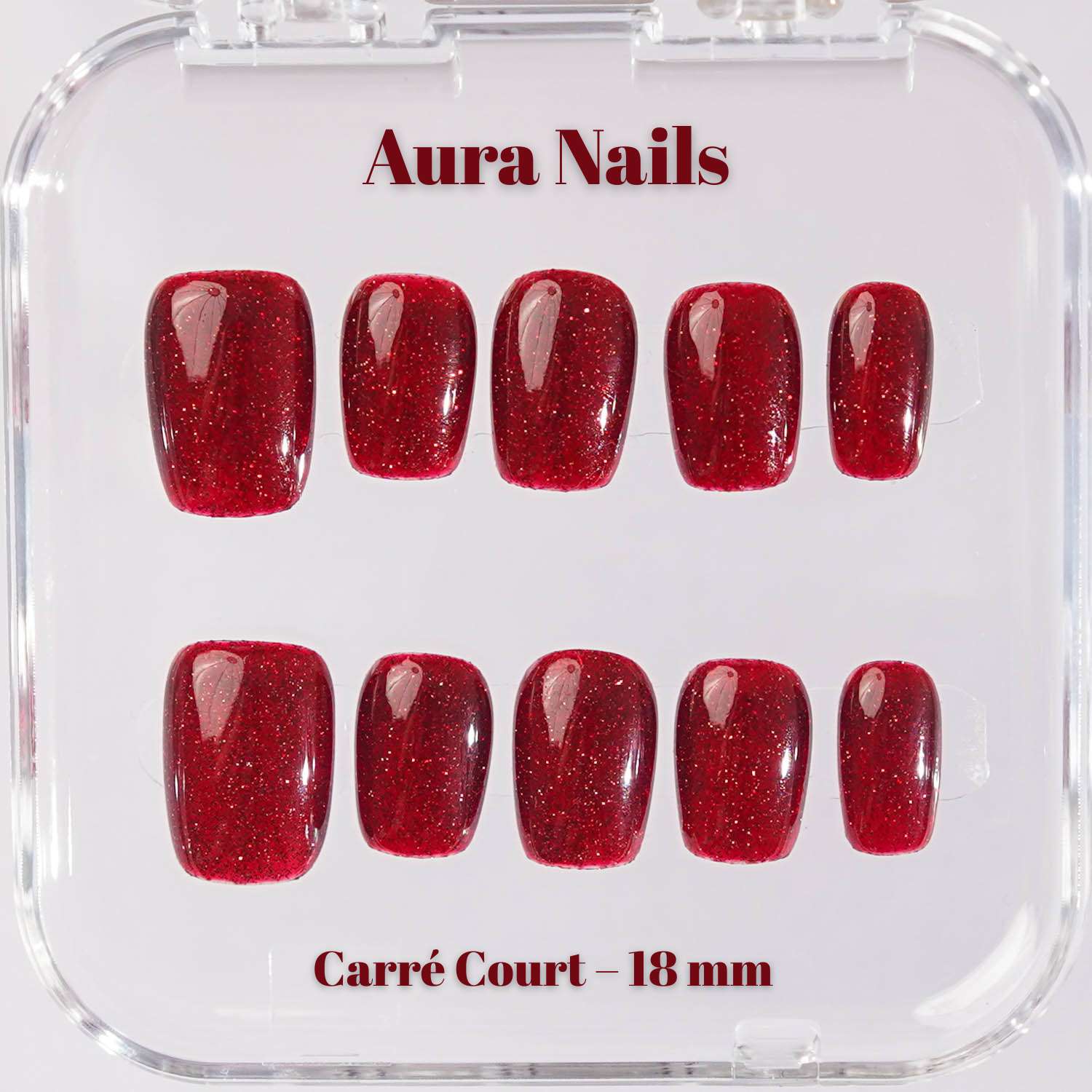 Short Burgundy Glitter - N°123